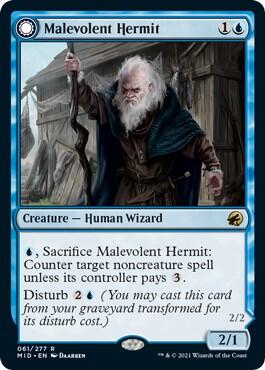 Malevolent Hermit - Innistrad: Midnight Hunt - Magic: The