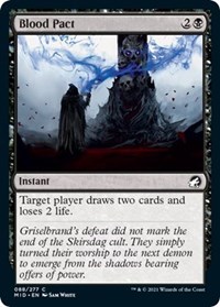 Blood Pact - Innistrad: Midnight Hunt - Magic: The Gathering card