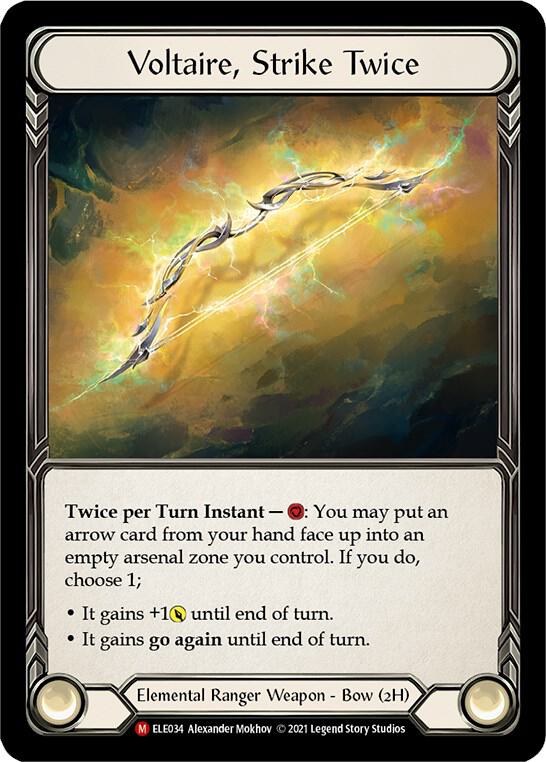 Voltaire, Strike Twice - Tales of Aria - Flesh and Blood TCG