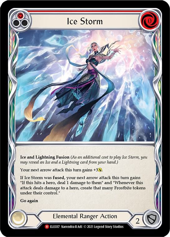 Flesh and Blood 氷の精神 FaB Flashfreeze - Tales of Aria - Flesh and Blood TCG