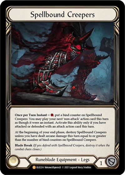 Spellbound Creepers card