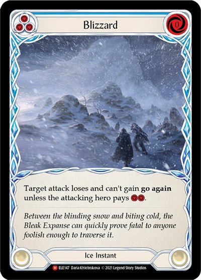 Blizzard card