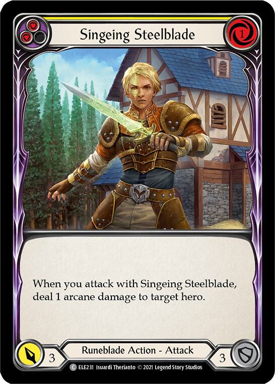 Singeing Steelblade (Yellow)