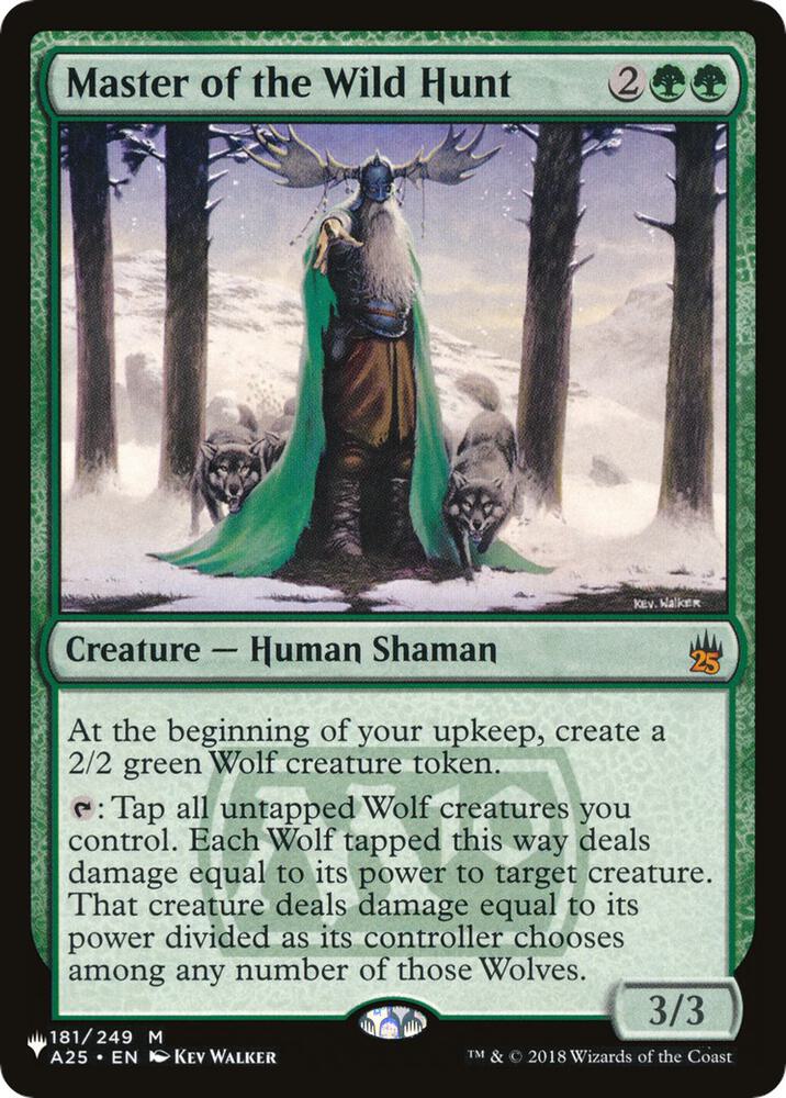 Master of the Wild Hunt #A25-181 — The List