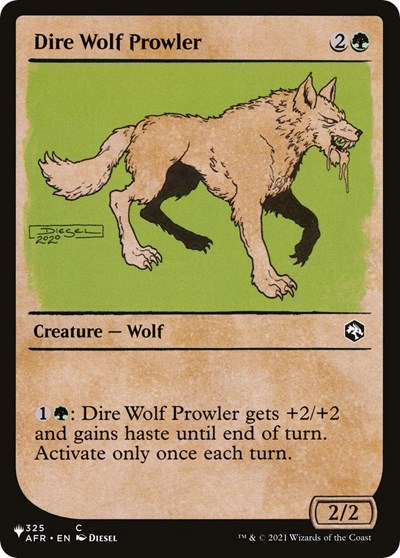 Dire Wolf Prowler Showcase