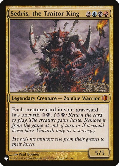 Sedris the Traitor King
