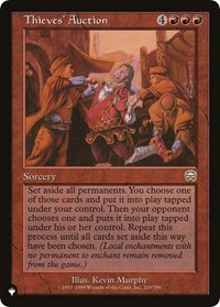 Thieves' Auction (The List Reprints)
