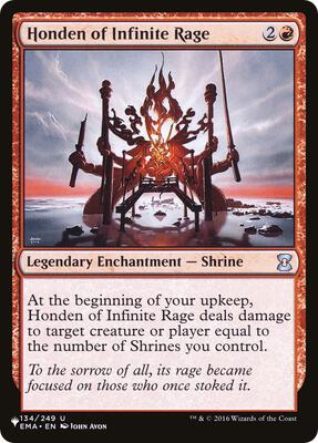 Honden of Infinite Rage 134/249 – The List Reprints (Uncommon)