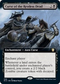 Curse of the Restless Dead (Extended Art) - Commander: Innistrad: Midnight Hunt - Magic: The Gathering card
