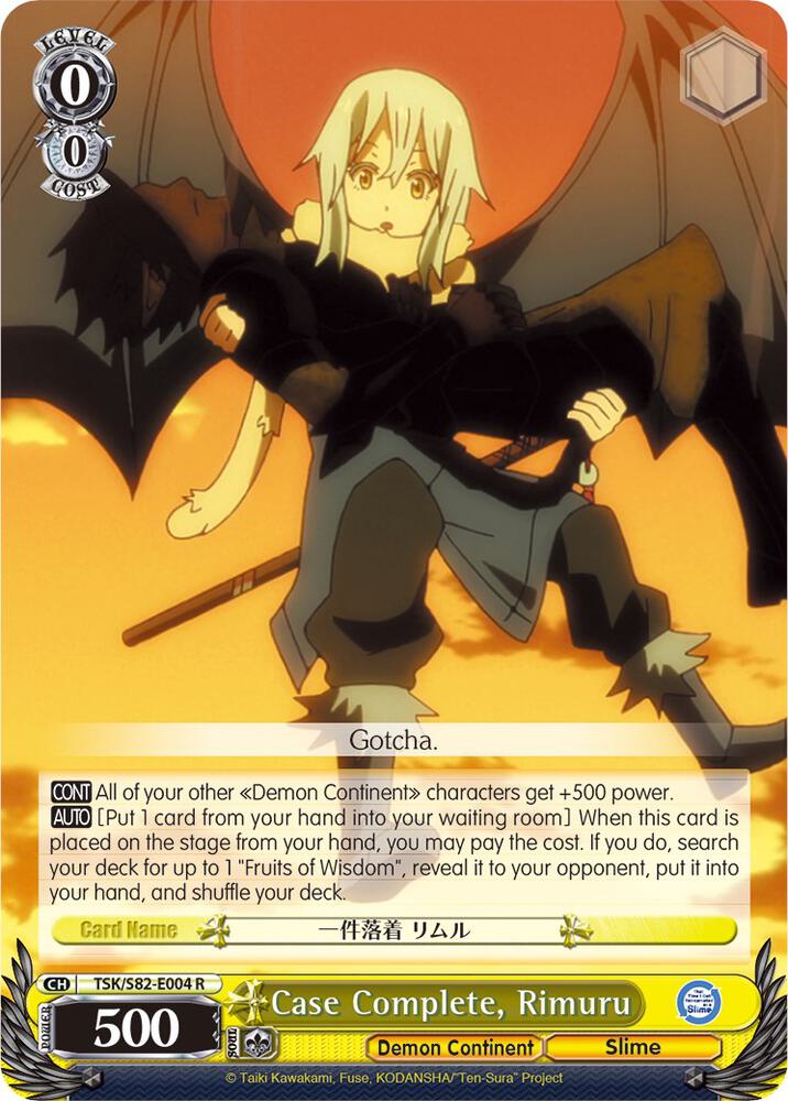 Case Complete, Rimuru