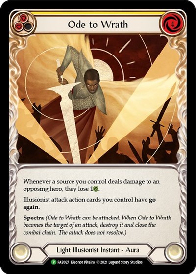 Ode to Wrath - FAB027 Flesh and Blood: Promo Cards card price