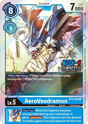 AeroVeedramon DC 1 Grand Prix digimon card