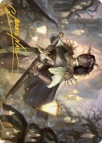 Sungold Sentinel Art Card (Gold-Stamped Signature)