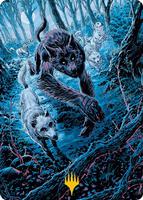 mtg midnight hunt art cards Wrenn and Seven Card [Innistrad: Art Series] Midnight Hunt Art Series Type Innistrad: Midnight Hunt | Magic: