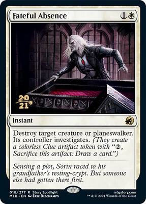Fateful Absence #18 – Prerelease Cards (Rare)