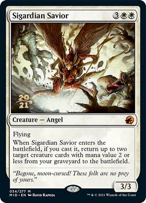 Sigardian Savior #34 – Prerelease Cards (Mythic)