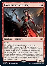 Bloodthirsty Adversary (Promo Pack: Innistrad: Midnight Hunt)