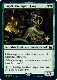 Saryth, the Viper's Fang (Promo Pack: Innistrad: Midnight Hunt)