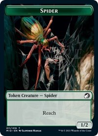 Spider Token (Innistrad: Midnight Hunt)