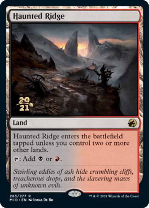 Haunted Ridge #263s — Innistrad: Midnight Hunt Promos
