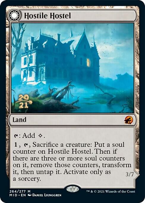 Hostile Hostel // Creeping Inn #264s — Innistrad: Midnight Hunt Promos