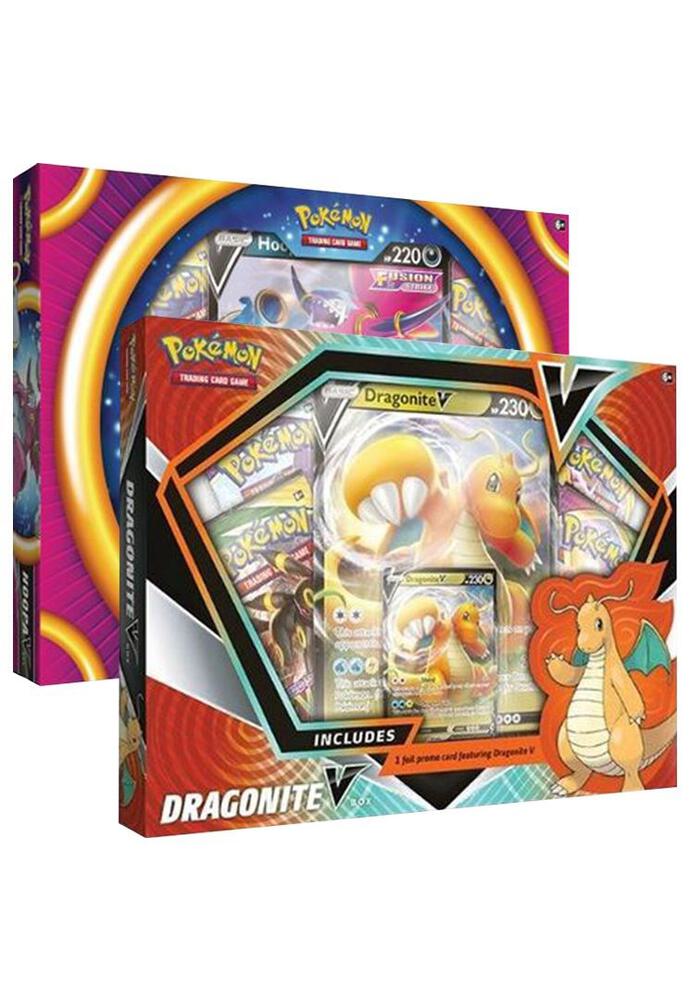Hoopa V Box / Dragonite V Box [Set of 2] - SWSH08: Fusion Strike