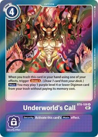 Underworld's Call - Double Diamond - Digimon card