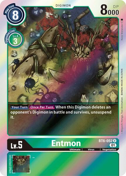 Entmon BT6-052 R card