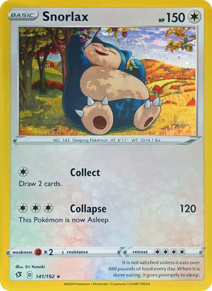 Snorlax - 141/192 (Cosmos Holo), Miscellaneous Cards & Products