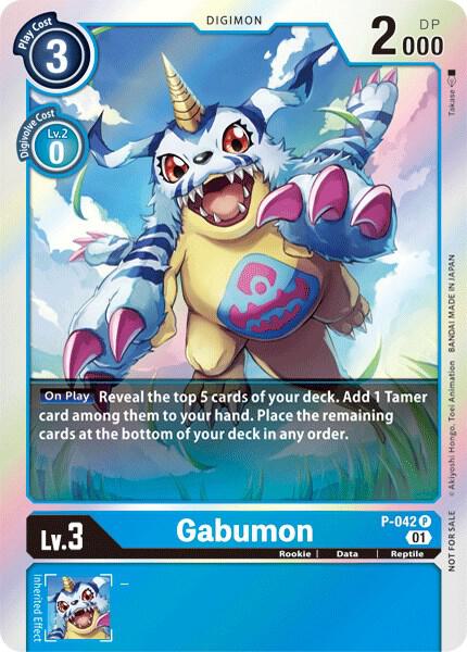 gabumon digimon card Gabumon [BT1-029] (Alternate Art) [Release Special Booster Ver.1.0] – Black  Swamp Games main image 0