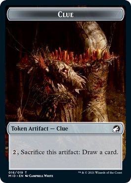 Clue // Elemental Double-Sided Token