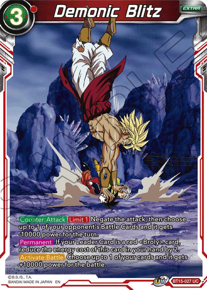 Demonic Blitz #BT15-027 — Saiyan Showdown