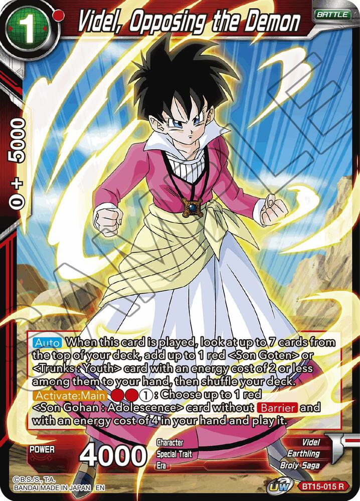 Videl, Opposing the Demon - Saiyan Showdown - Dragon Ball Super