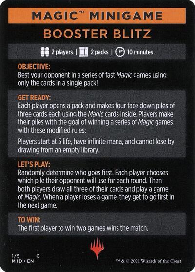 Magic Minigame: Booster Blitz