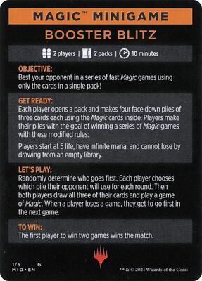 Magic Minigame: Booster Blitz