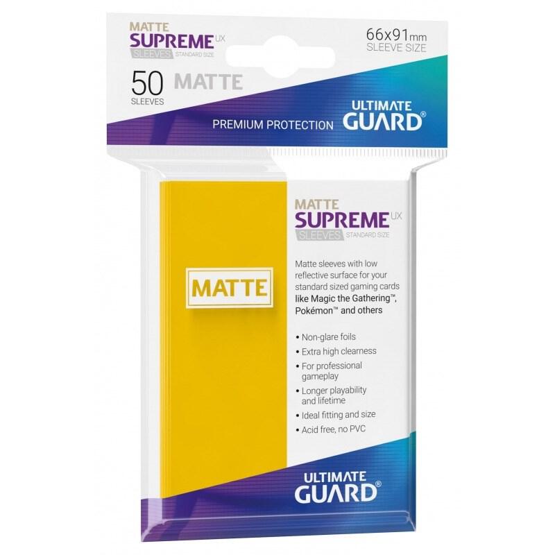 Matte Sleeve - Supreme UX Sleeves Yellow (50-Pack) - Ultimate Guard Card  Sleeves - Card Sleeves - TCGplayer.com