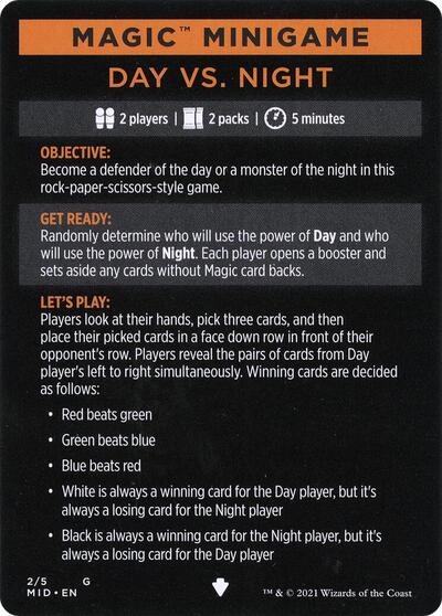 Magic Minigame: Day Vs. Night