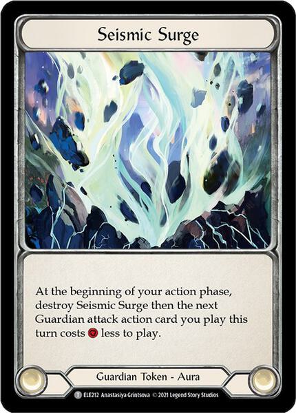 その他 Seismic Surge Marvel EN】《Cold Foil》[Guardian] Seismic Surge/震激 (トークン
