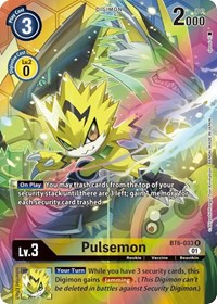 Pulsemon (Alternate Art) - Double Diamond - Digimon card