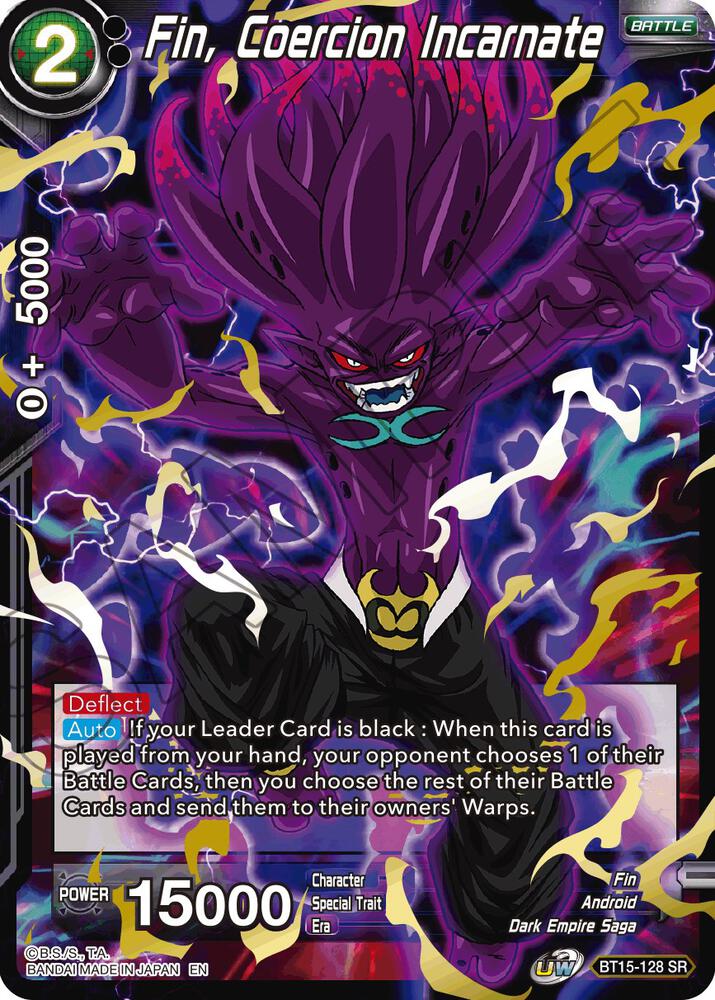 Fin, Coercion Incarnate - Saiyan Showdown - Dragon Ball Super