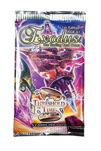 Exodus TCG: Threshold of Time Booster Pack (First Edition) from Threshold of Time Pokemon card image
