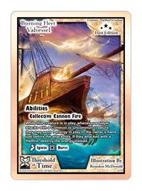 Burning Fleet Valvessel