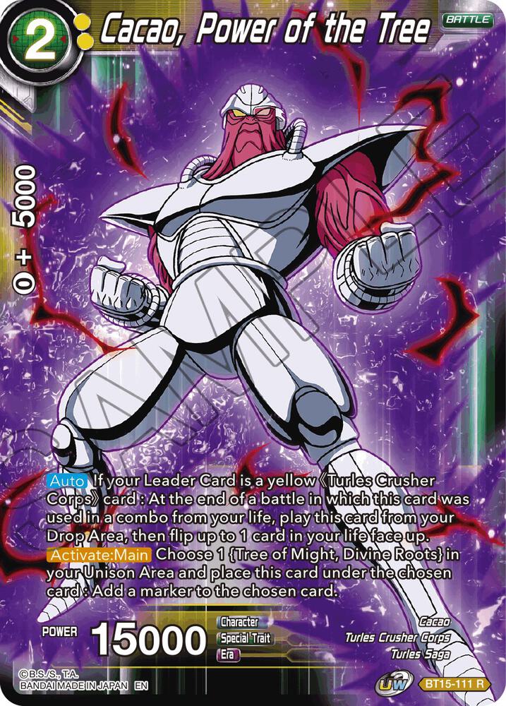 Cacao, Power of the Tree #BT15-111 — Saiyan Showdown