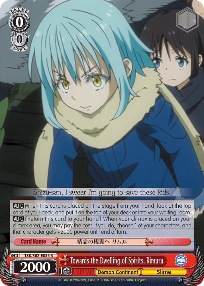 Towards the Dwelling of Spirits, Rimuru