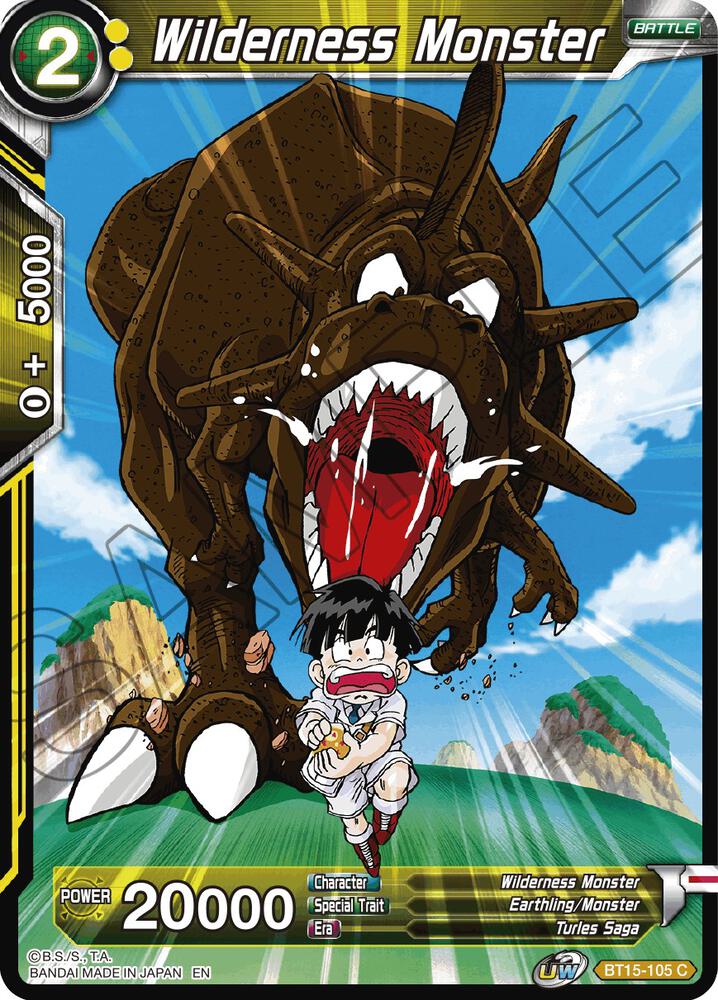 Wilderness Monster #BT15-105 — Saiyan Showdown