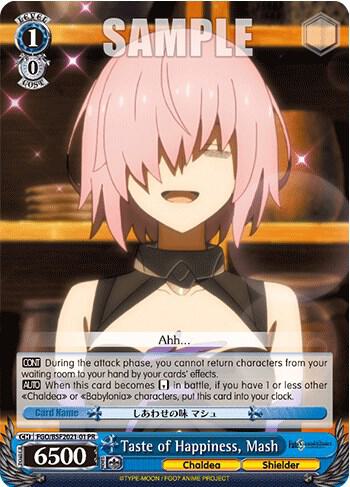 Taste of Happiness, Mash