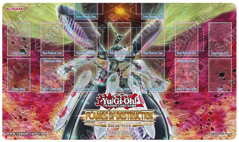 Yu-Gi-Oh! Flames of Destruction Sneak Peek Promo Game Mat
