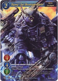 "Bigwig" Owl, Bloodrage Raptor (Extended Art)
