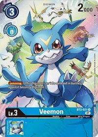Veemon (1-Year Anniversary Box Topper) - Release Special Booster 1.0 - Digimon card