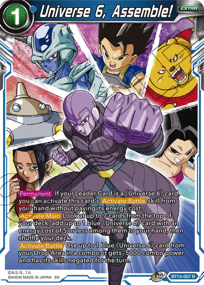 Universe 6, Assemble! - Saiyan Showdown - Dragon Ball Super